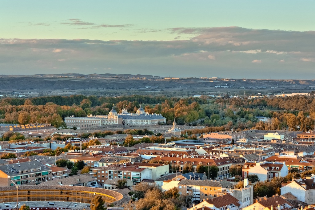 Aerial photo of Madrid, Spain